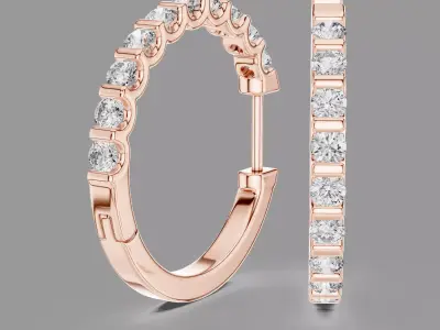  Diamond Hoops  3D print model