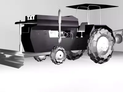 tractor 3D model 3D model purchase