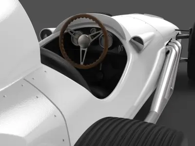 vintage-race-car-2 3D model