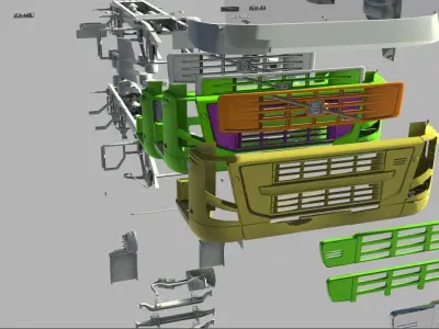 Volvo FH12 4x2 6x2-4 2012 3D model 3D model