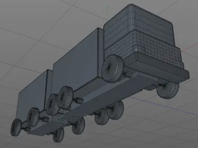truck big Free 3D model