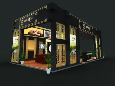 Exhibition - Area - 12X6-3DMAX2009-017 3D model