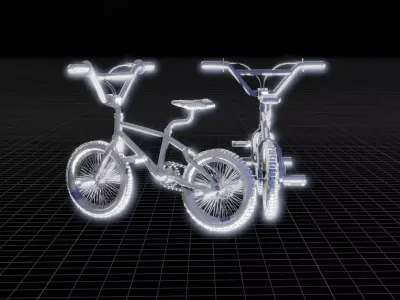Mini BMX Bicycle Moto Xross Model  3D model