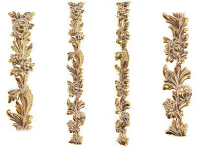 Classic carved 210 3D model