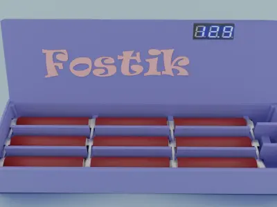 BoxFOR18650 fostik box 3D print model