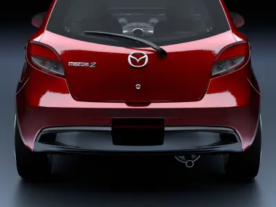 Mazda 2 2011 3D model