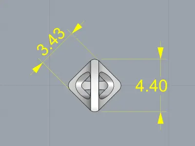 Anchor  Chain Men 3D print model