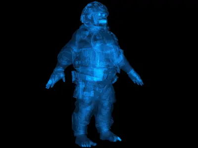 Gorilla Warfare - Soldier Ape 3D model