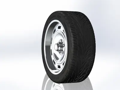 Custom wheels US Mags Scottsdale for your scale model 3D print model