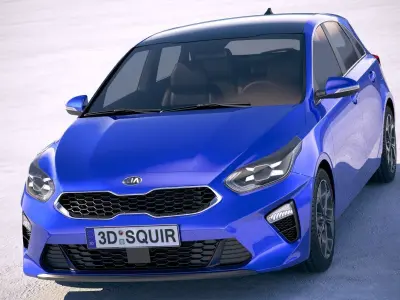 Kia Ceed 2019  3D model