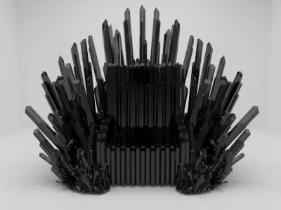 Crystal Throne 3D model