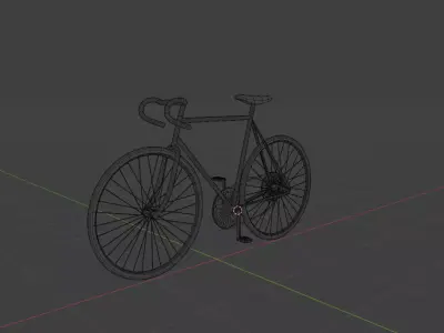Bycicle Free low-poly 3D model
