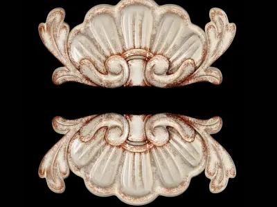 Classic carved 059 3D model