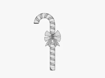 Christmas Candy Cane 3D model