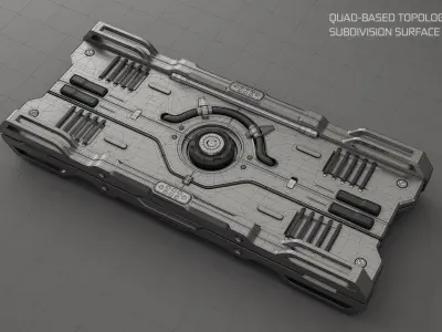 Sci-Fi Industrial Object 05 3D model