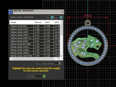 panther pendant 3D print model