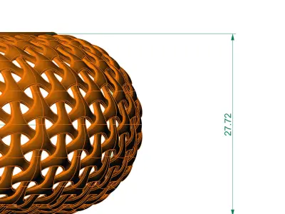 DIAMOND TURKEY SYLISH BANGLE BRACELET 3D print model