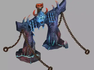gAME Lava Hell - Shimen 34 3D model