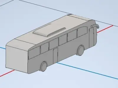 Bus Model Free 3D model by kingslam