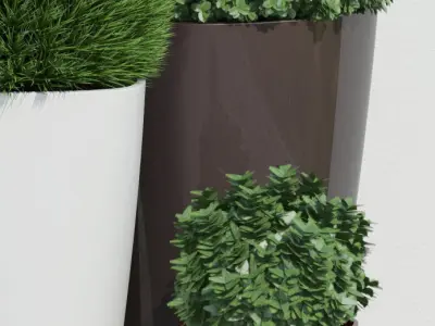 Plants collection 11 3D model purchase