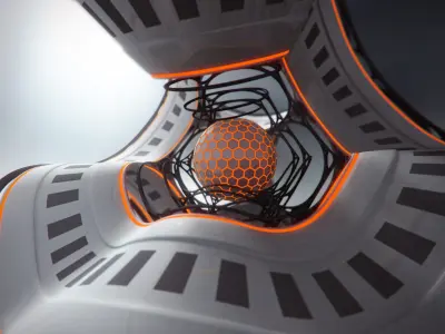 Core-M1 futuristic design 3D model