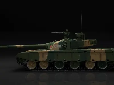 Type 98 MBT 3D model
