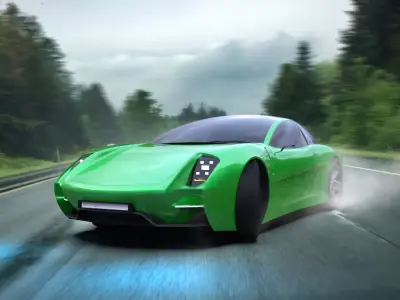 Coupe Concept Design 3D model