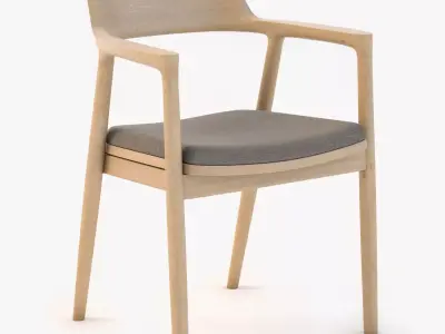 Hiroshima Lounge Chair 3D model