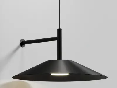 LEDS C4 H LED pendant and wall LIGHT Low-poly 3D model
