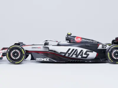 F1 2025 Haas VF-25 Formula 1 Race Car Low-poly 3D model Low-poly 3D model