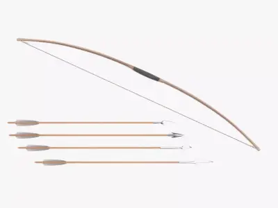 -Bow and Arrows- 3D model