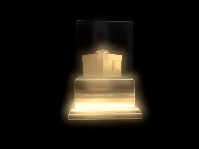 Gold Present 3D model