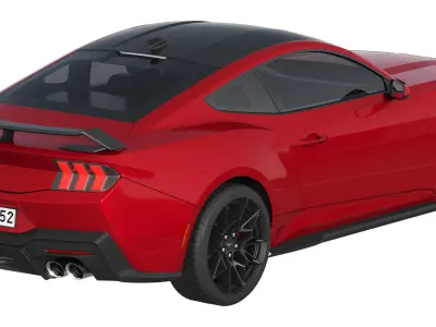 Mustang GT 2023 3D model