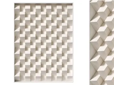 3D Wall Art 003 3D model