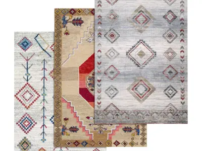 Rug Set 1332 3D model