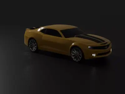 Car Chevrolet Low-poly 3D model