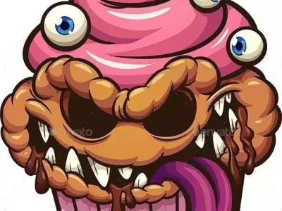 Horror Cupcake Carnival - Twisted Dessert Creature Collection