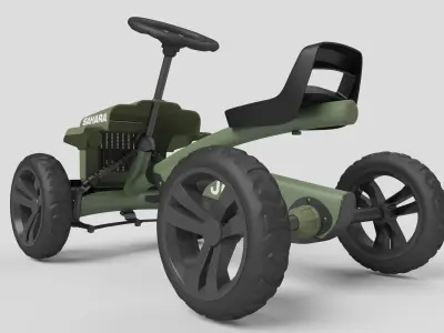 berg jeep sahara 3D model