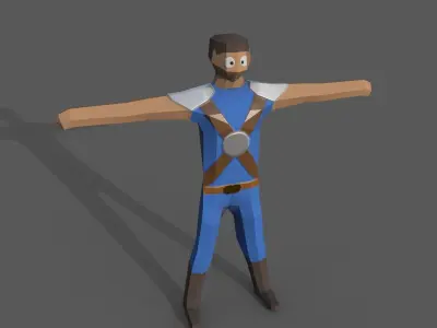 Low Poly Characters Pack Low-poly 3D model