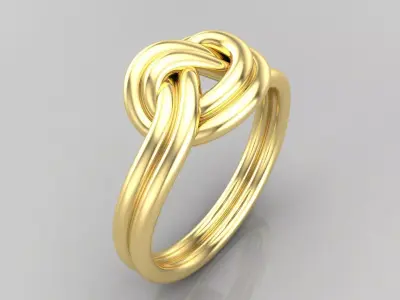 Ring M57 The luxury female ring wedding 3D print model