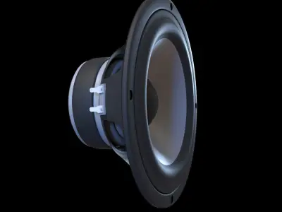 Audio Speaker Bass  3D model