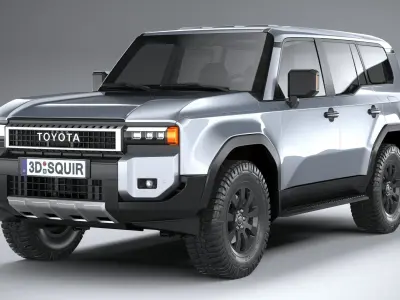 Toyota Land Cruiser 250 basic 2025 3D model