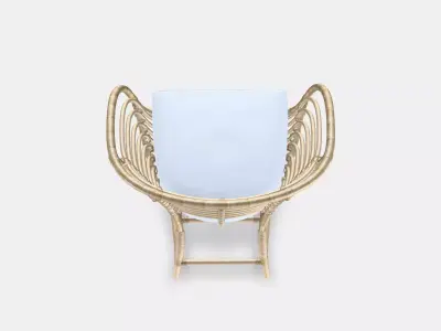 BUSKBO Armchair Low-poly 3D model