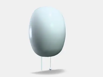 KALLBLIXT Wall lamp 1 Low-poly 3D model