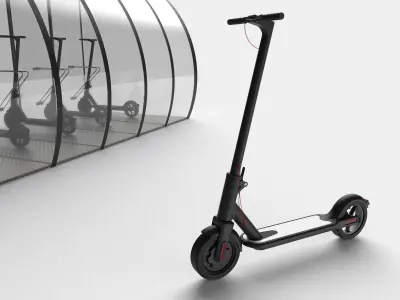 Park bikes  3D model