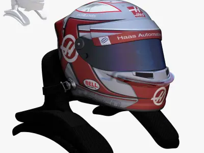 Magnussen helmet 2017 Low-poly 3D model