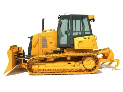 Bulldozer Construction Dozer 3D model