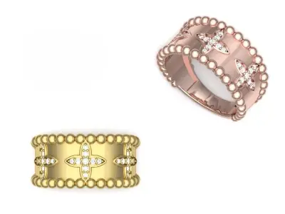 Women Single Ring  3D print model