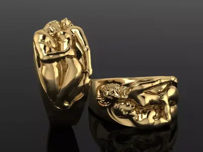 Love Ring  3D print model