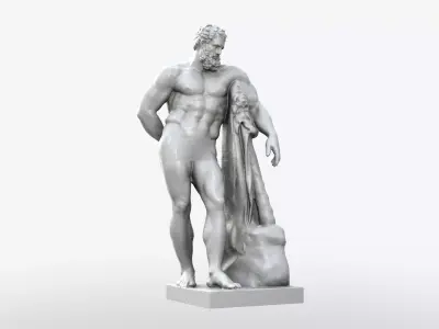 Farnese Hercules Statue 3D print model
